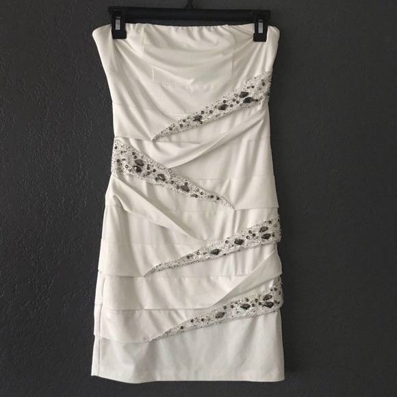Nikibiki Dresses & Skirts - 14. Nikibiki Embellish Strapless Mini Dress S